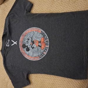 Disney Mickey No school Like The Old School Small Tshirt